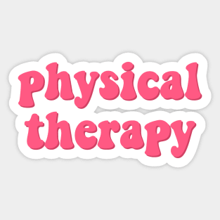 physical therapy Sticker